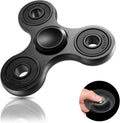 Coolden Fidget Spinner Metall Fidget Toys EDC Hand Spinner Hochwertig Schleuderzeit 2-5 Min Angst anti Stress Spielzeug Geschenk Für Kinder Erwachsene Edelstahl Finger Kreisel Für Büro Schule Schwarz