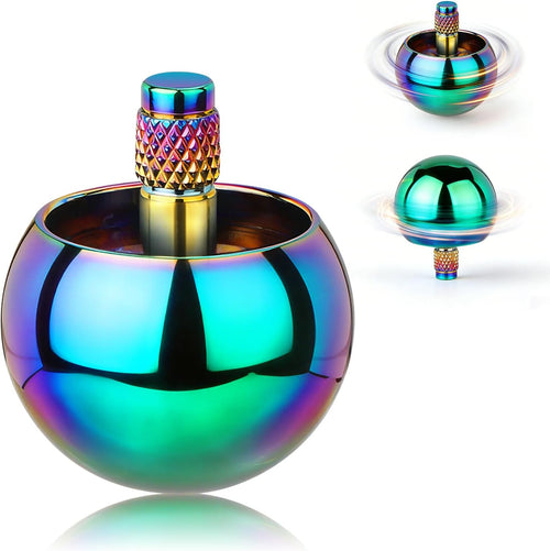Coolden Fidget Spinner Metal Fidget Toys Flip over Hand Spinner Leise 3-5Min Hochwertig anti Stress Spielzeug Cool Desktop EDC Hand Kreisel Stressabbau Spielzeug Geschenk Für Kinder Erwachsene Bunt