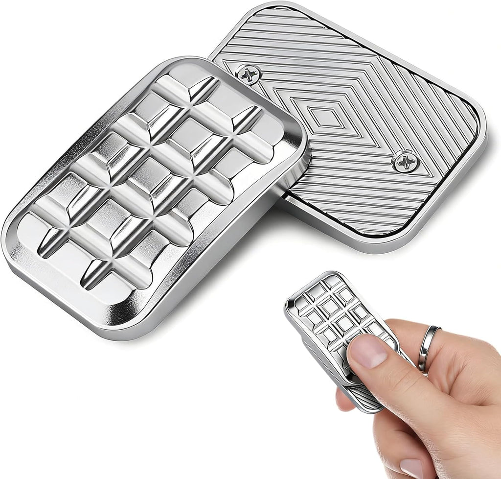 Fidget Slider Erwachsene Metall Spielzeug, Magnet Fidget-Spielzeug Adults, Anti-Stress Sensorik EDC Schreibtischspielzeug Zum Stressabbau & Fokus, Dekompression Fingerspielzeug Geschenk (1)