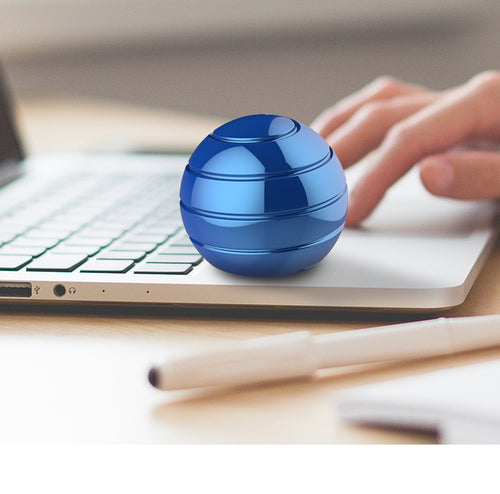 Decompression Gyroscope Desktop Toy 45mm Blue