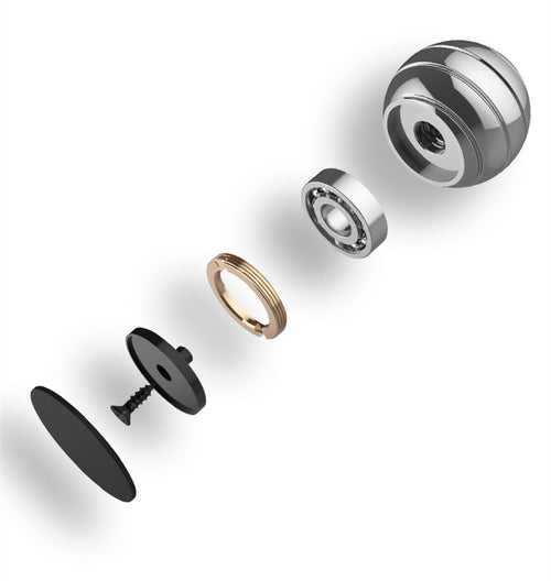 Decompression Gyroscope Desktop Toy 45mm Rose gold