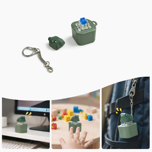 Mini Keyboard Switch Keychain Fidget Toy